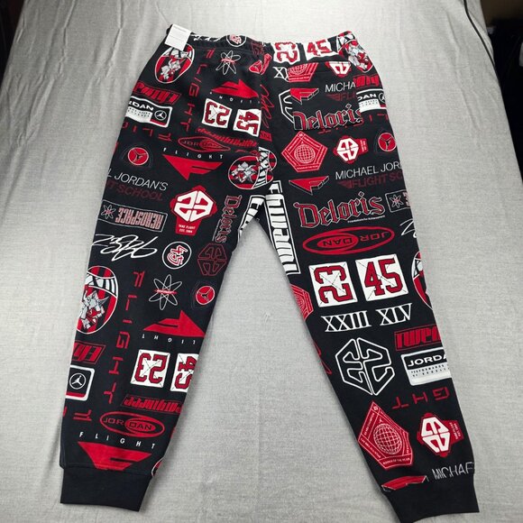 Nike Jordan Essential Men's Printed Fleece Pants Black HM7257-010 XXL RARE NWT - Picture 2 of 9